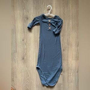 Caden Lane bamboo baby knot gown